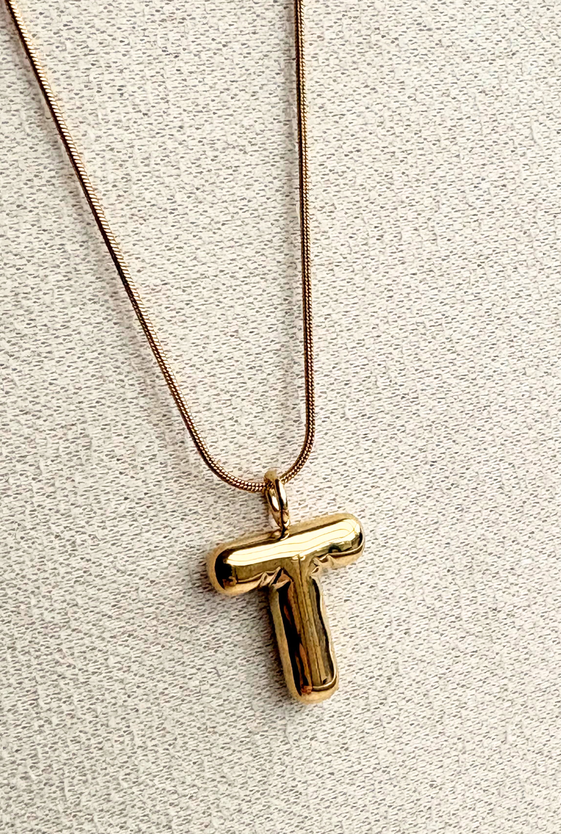 My letter necklace 0.9mm