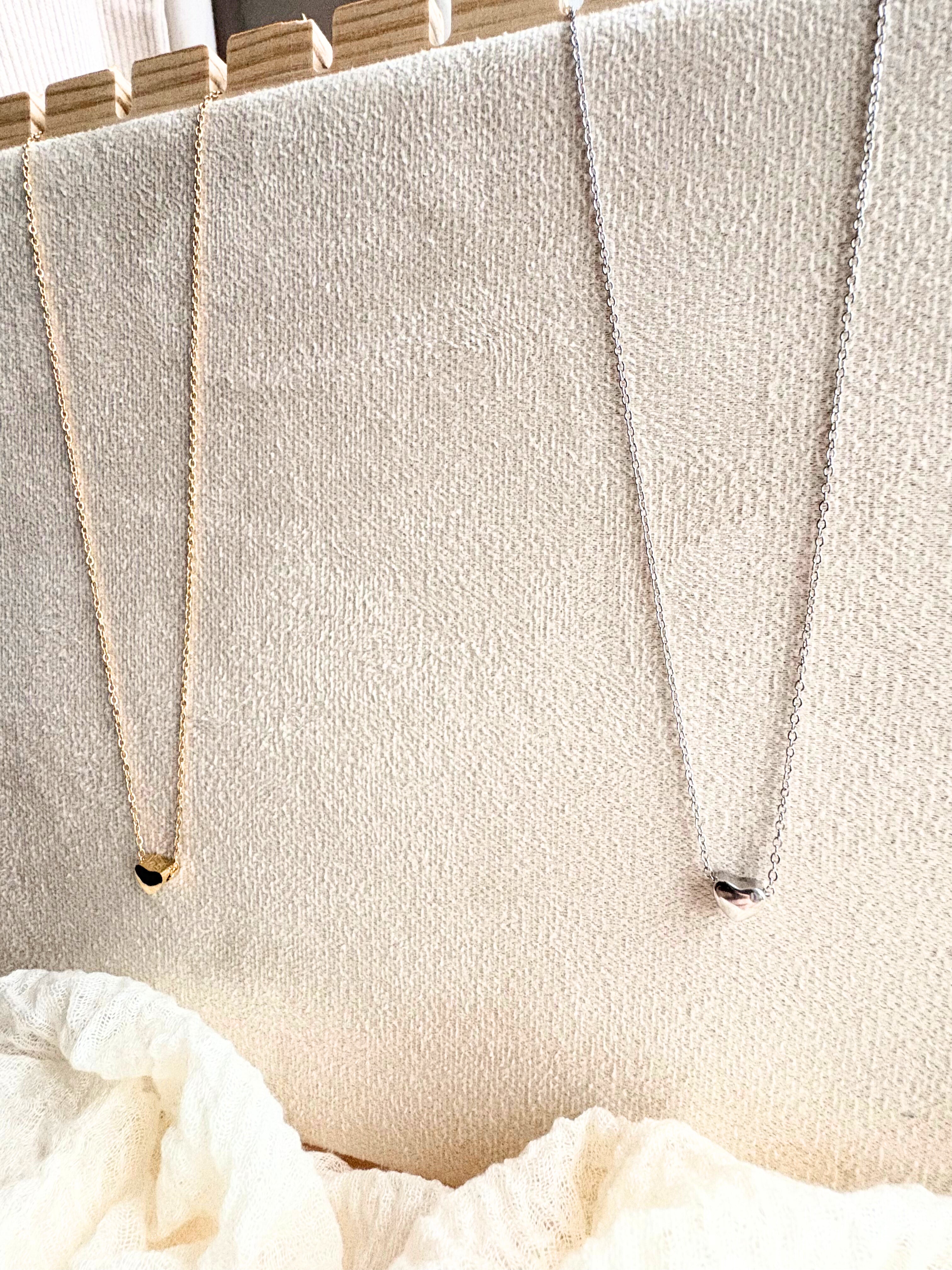 Small Heart Necklace zilver