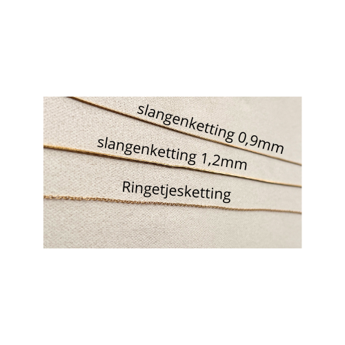 My letter necklace 1.2mm